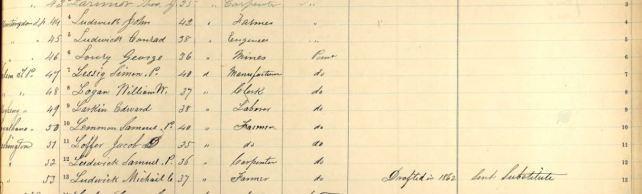 JohnLudwickCivilWarDraft